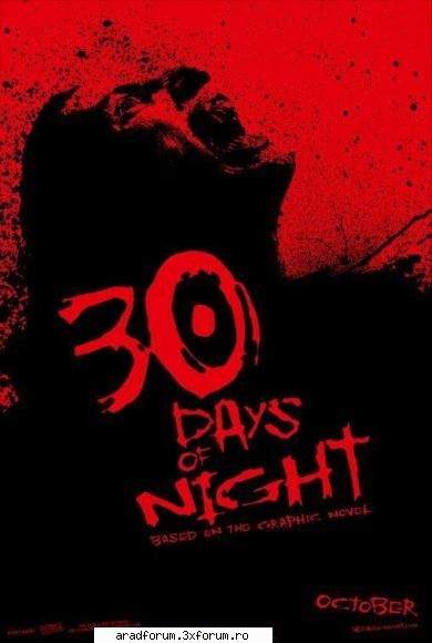 30 Days of Night - After an Alaskan town is plunged into darkness - Filme NOI si VECHI